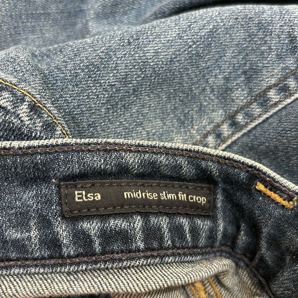 Citizens of Humanity Elsa Mid Rise Slim Fit Crop - New Moon Size 29 - Picture 15 of 15